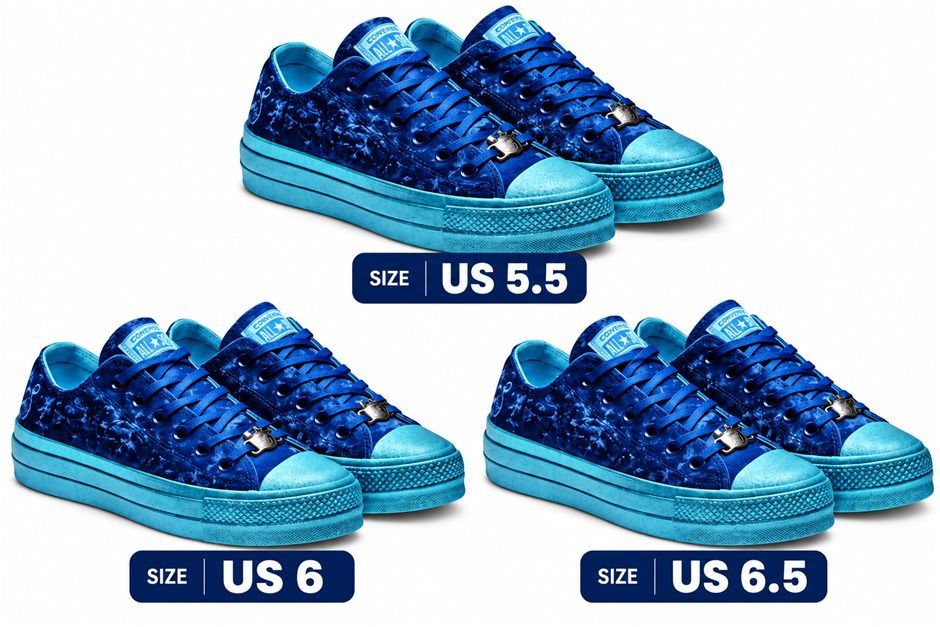 3 PAIRS of Women's Converse Miley Cyrus x Chuck Taylor AS Lift Low, 563721C