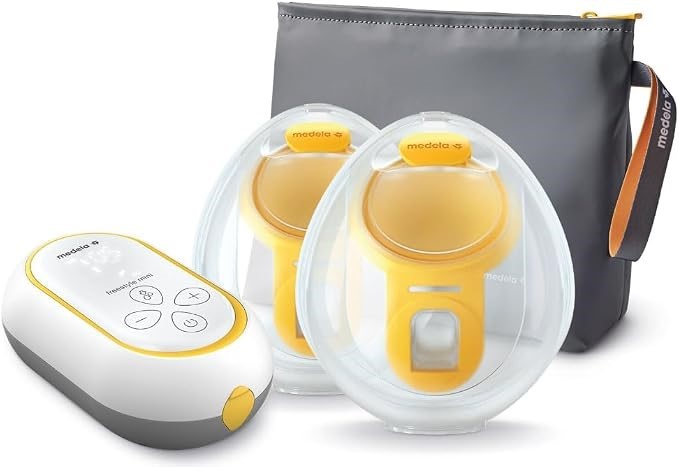 MEDELA Freestyle Mini Double Electric Breast Pump with Wearable Cups.