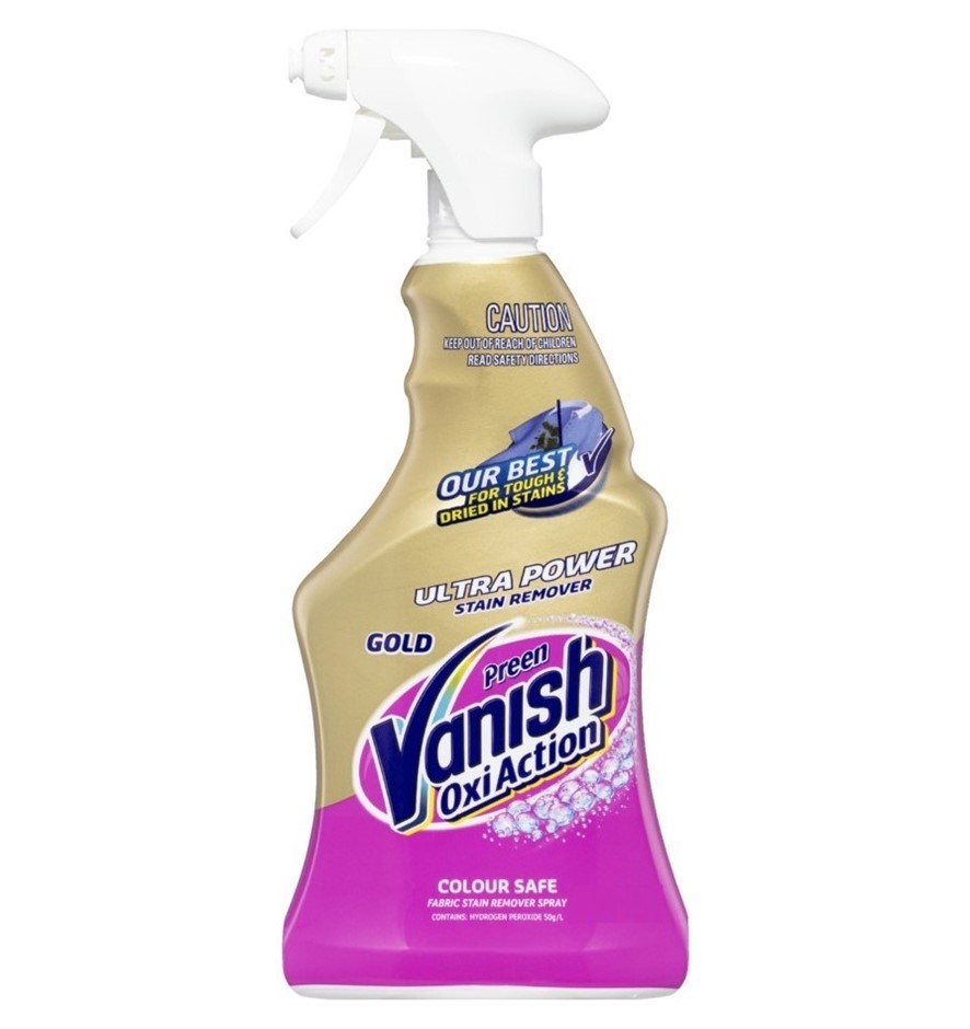 5 x VANISH Oxi Action Stain Remover Spray, 750ml.