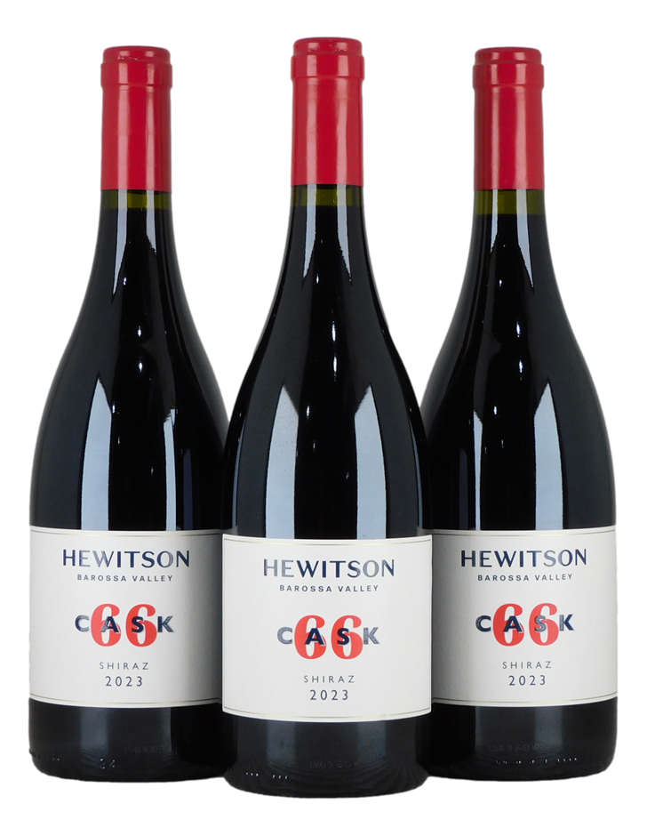 Hewitson Cask 66 Shiraz 2023 (3x 750mL), SA.