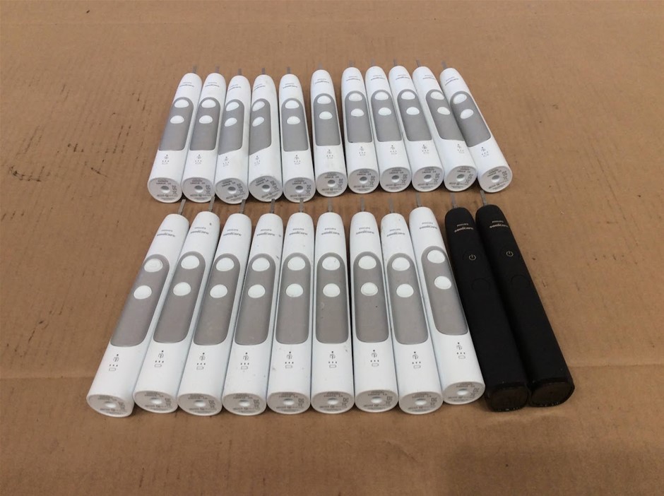 Philips Sonicare HX960V & HX991B Electric Toothbrush Handles (Lot of 22)