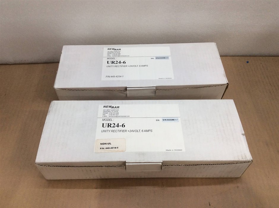 Newmar UR24-6 Unity Rectifier +24V 6A - New (Lot of 2)