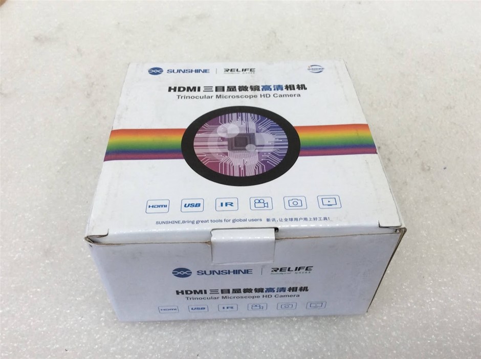 Sunshine M-13 Trinocular Microscope HD Camera - New Unboxing