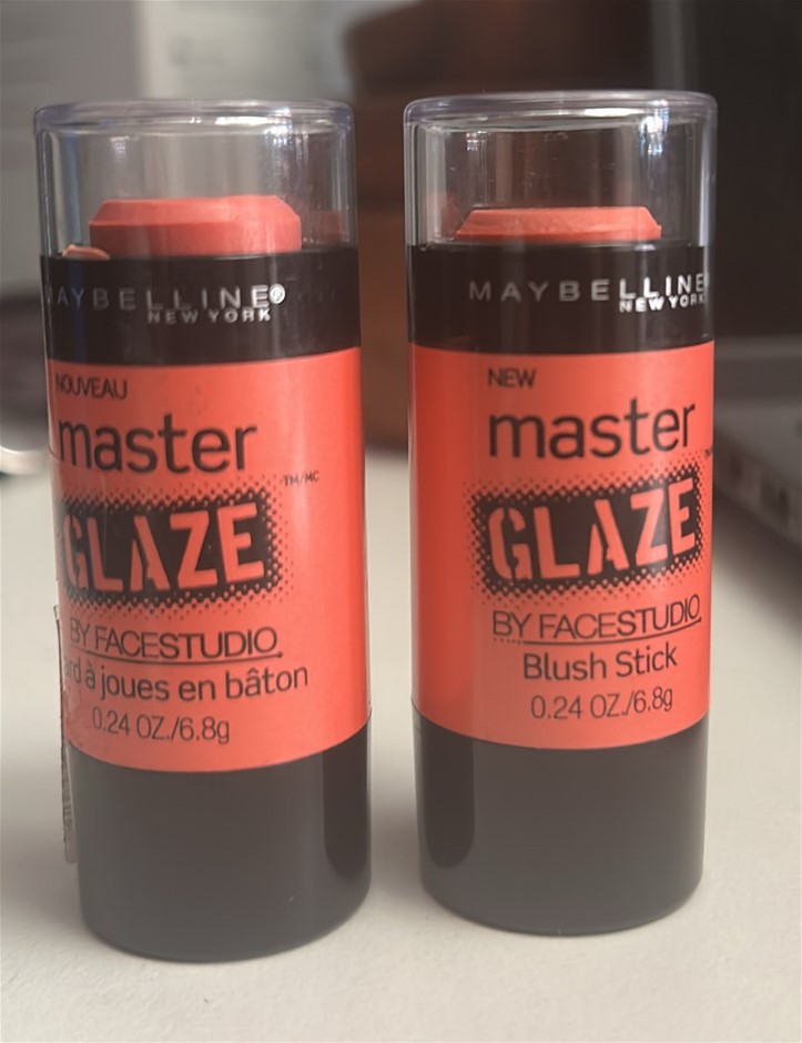2x MAYBELLINE Master Glaze Blush Sticks
