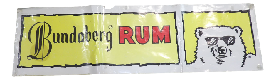 Bundaberg 'Cool Bear' Sunglasses Promotional Sign (approx. 90cm)