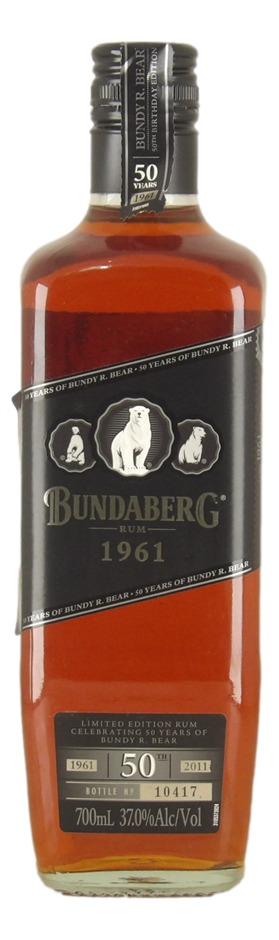 Bundaberg Rum 1961 Rum (1x 700mL), QLD.