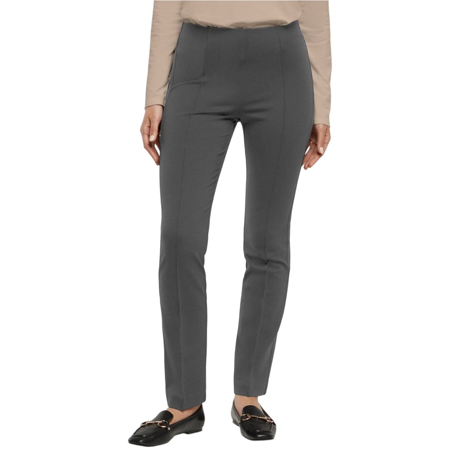 SABA Women's Ponte Pant, Size 12, Charcoal, AG2128. NB: tear along back cro