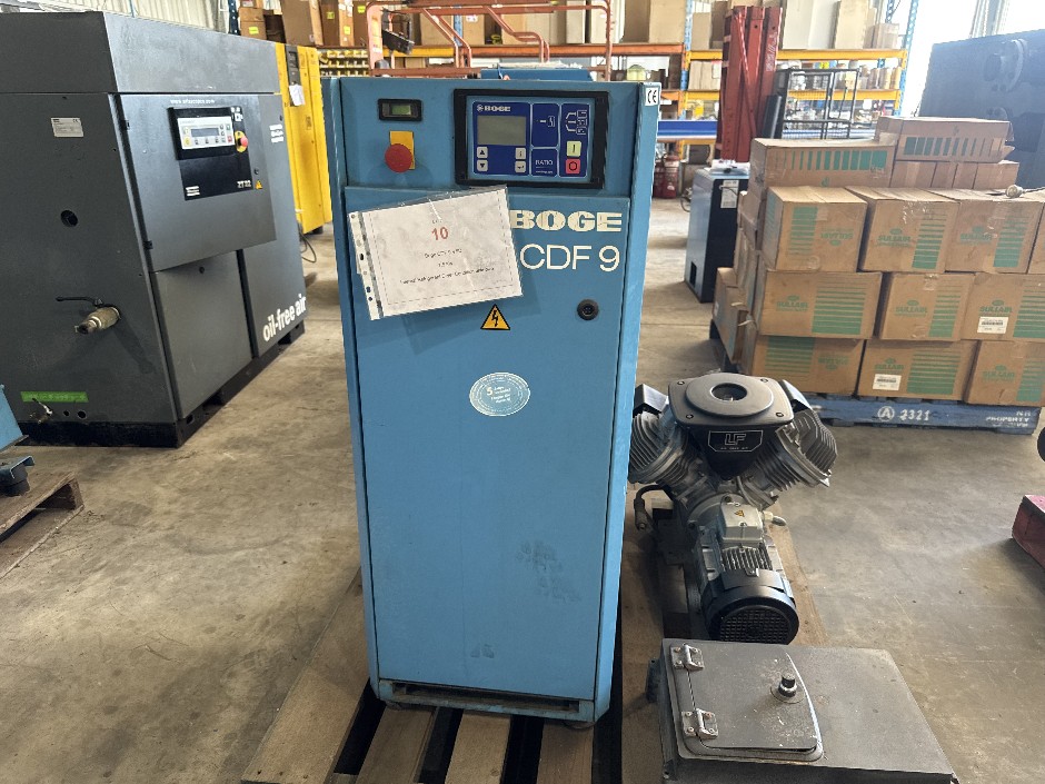 Boge CDF 9 VSD (7.5Kw) Compressor With Internal Refrigerant Dryer