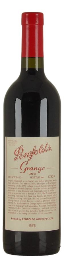 Penfolds Grange 2013 (1x 750mL) SA