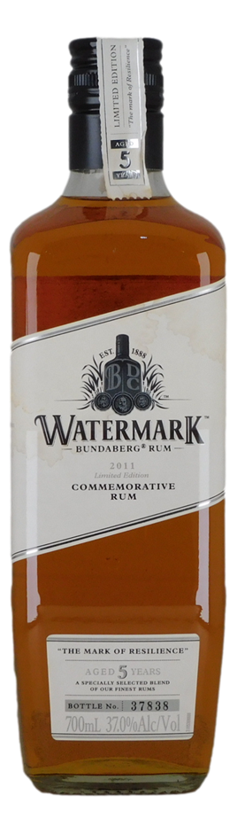 Bundaberg Rum Watermark 2011 (1x 700mL), QLD.