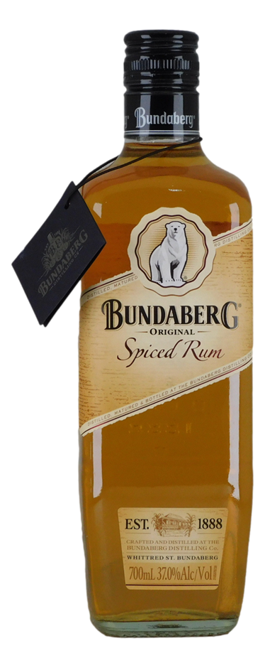 Bundaberg Original Spiced Rum (1x 700mL), QLD.