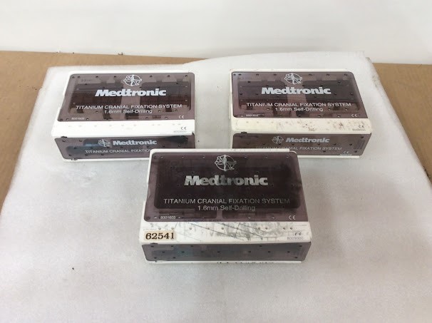 Medtronic Titanium Cranial Fixation System (Lot of 3)