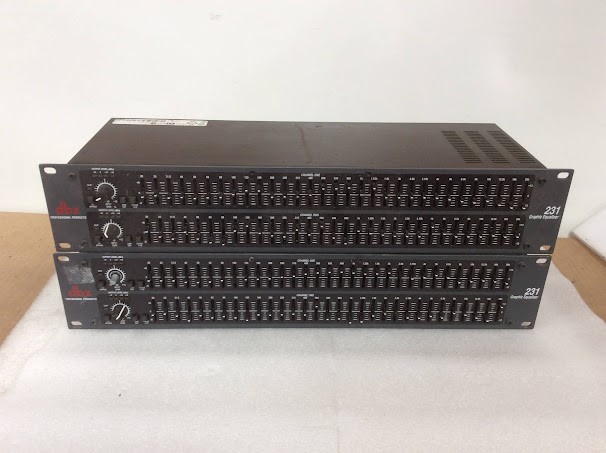 dbx 231 Graphic Equalizer (Lot of 2)