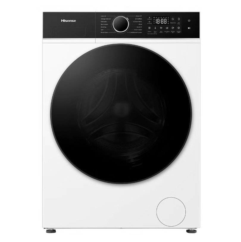 HISENSE 10kg Series 5i Front Load Washer, HWF5I1015. NB: Well used.  Impo