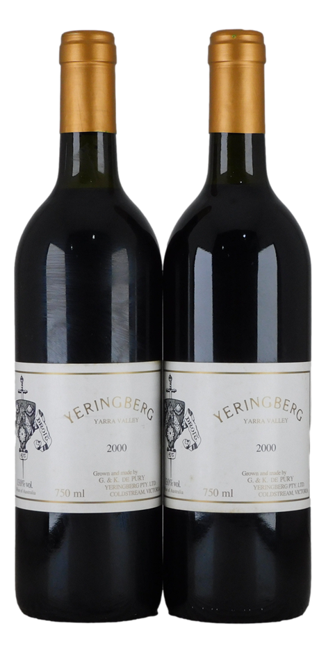 Yeringberg Cabernet Blend 2000 (2x 750mL), Yarra Valley.