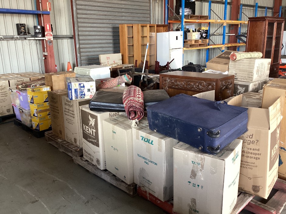 Contents of Unclaimed Storage Unit