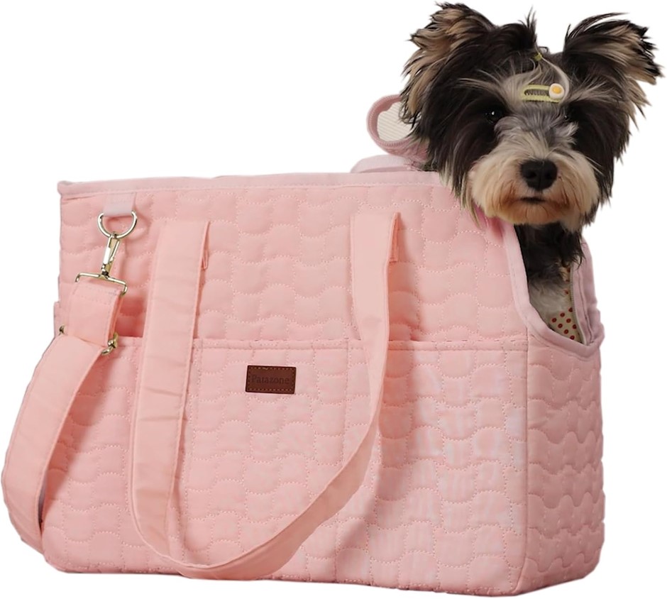 PATAZONE Pets Tote Carrier Bag w/ Multiple Pockets | Breathable Mesh Soft C
