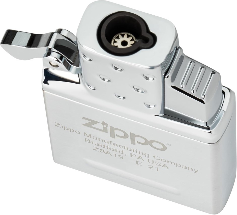 Zippo 65826 Butane Lighter Insert - Single Torch, Chrome  Buyers Note - Dis