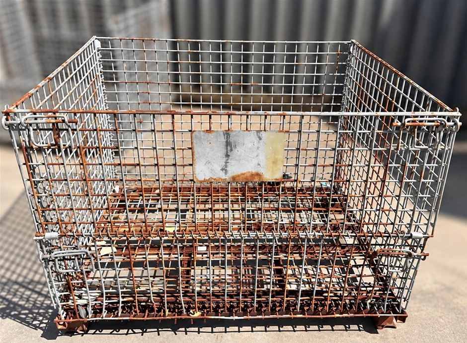 Steel Wire Mesh Pallet Cage / Stillage – 1000 x 800 x 850mm