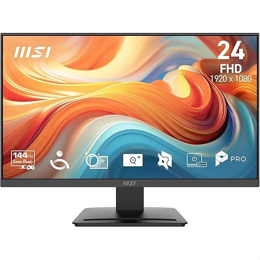 MSI PRO MP241 E14V 23.8" Eye Care Ergonomic Business Computer Monitor, FHD