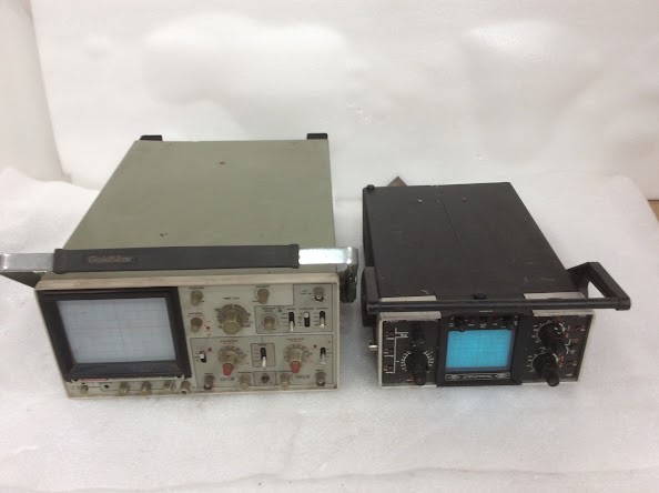 Goldstar OS-7020A&Telequipment D34 Oscilloscope (Lot of 2)