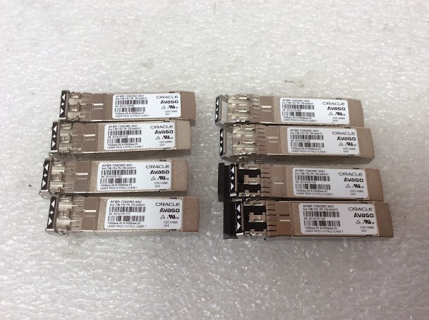 Oracle Avago AFBR-709DMZ-SN1 SFP+ Transceiver Module (Lot of 8)