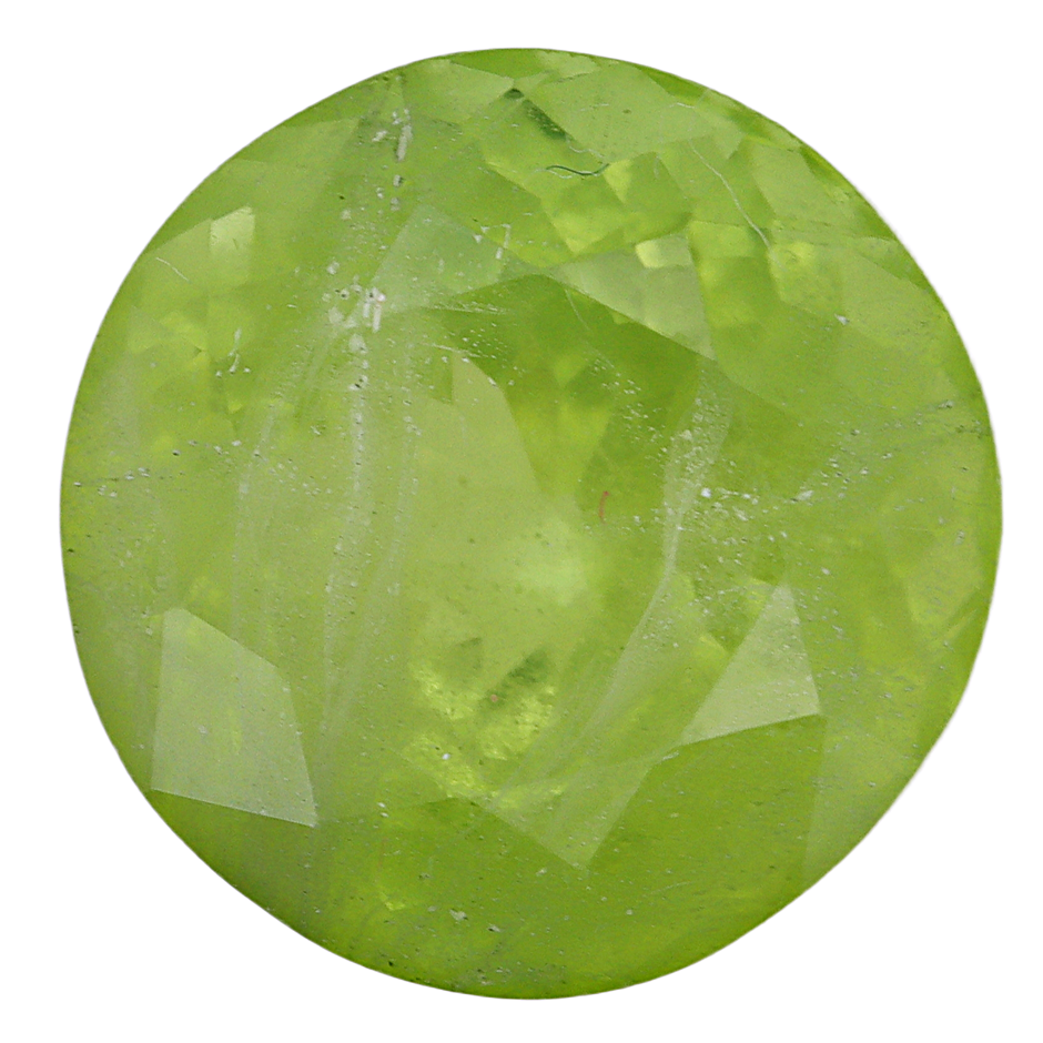 6.76 Carats Green Peridot