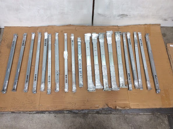 Mixed Brand and Model Rack Mount Rail Kit (Lot of 20)