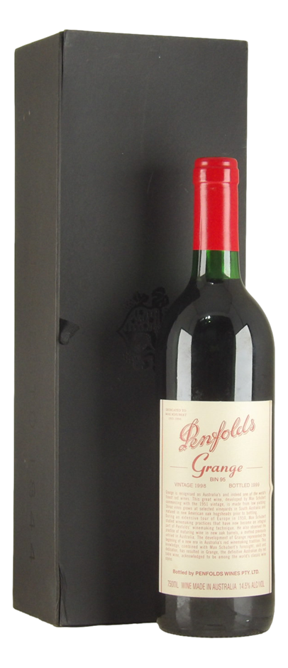 Penfolds Bin 95 Grange 1998 (1x 750mL) SA.