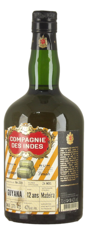 Compagnie Des Indes 12YO Guyana Rum (1x 700mL).