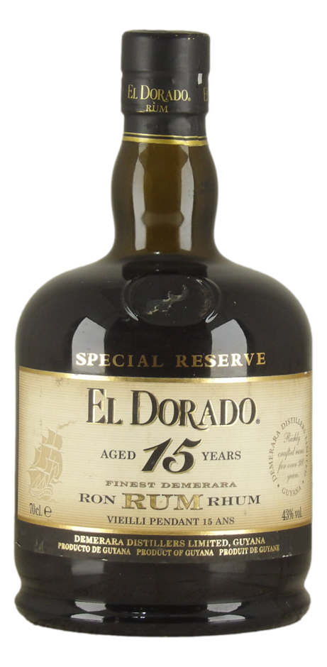 El Dorado 15YO Rum (1x 700mL).