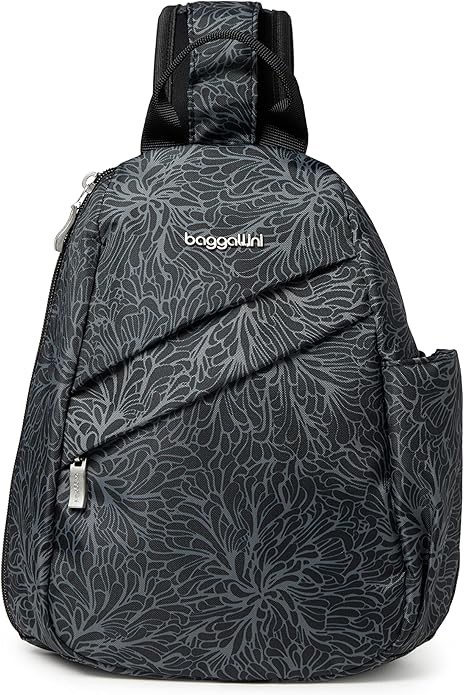 BAGGALLINI Medium Sling Backpack - Lightweight Sling Bag with Convertible A