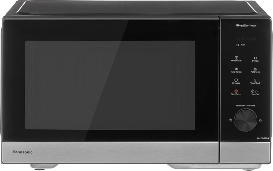 PANASONIC 29L 1000W Inverter Microwave Oven with Glass Turntable and 17 Aut