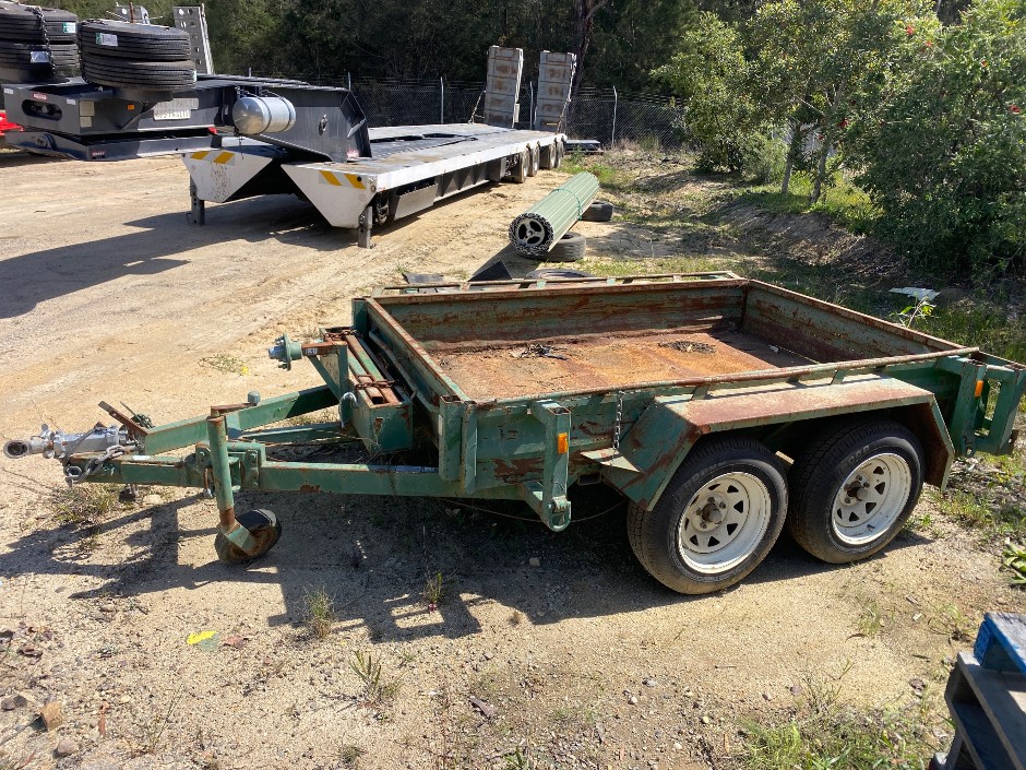 2005 Great Western Trailers 8x5 Dual Axle Box Trailer