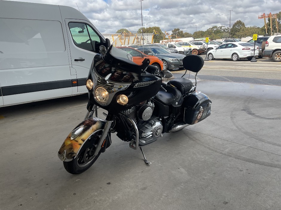 2014 Indian Chieftain  Petrol (WOVR-REPAIRABLE)