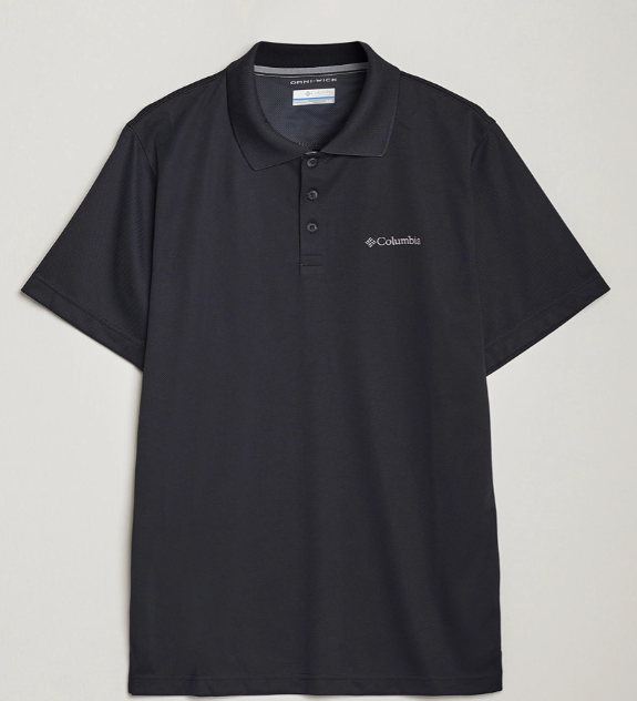 Columbia Men's Utilizer Polo, Black, X-Large