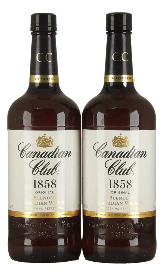 Canadian Club Whisky (2x 1L). Canada.