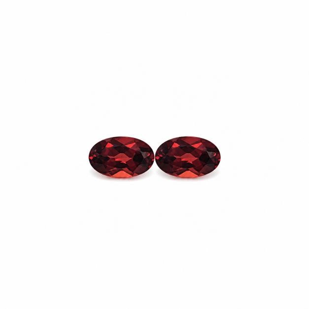 5 x 3 mm - 2 Pcs Oval Cut Garnet