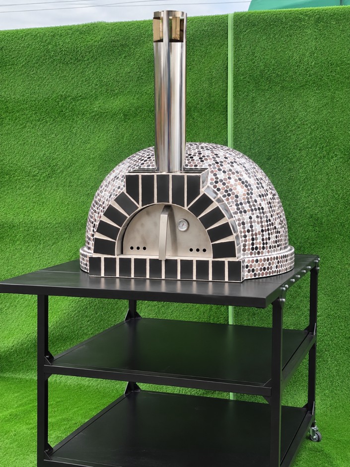 Premium Wood Fired Pizza Oven With Stand (2026 Unused)