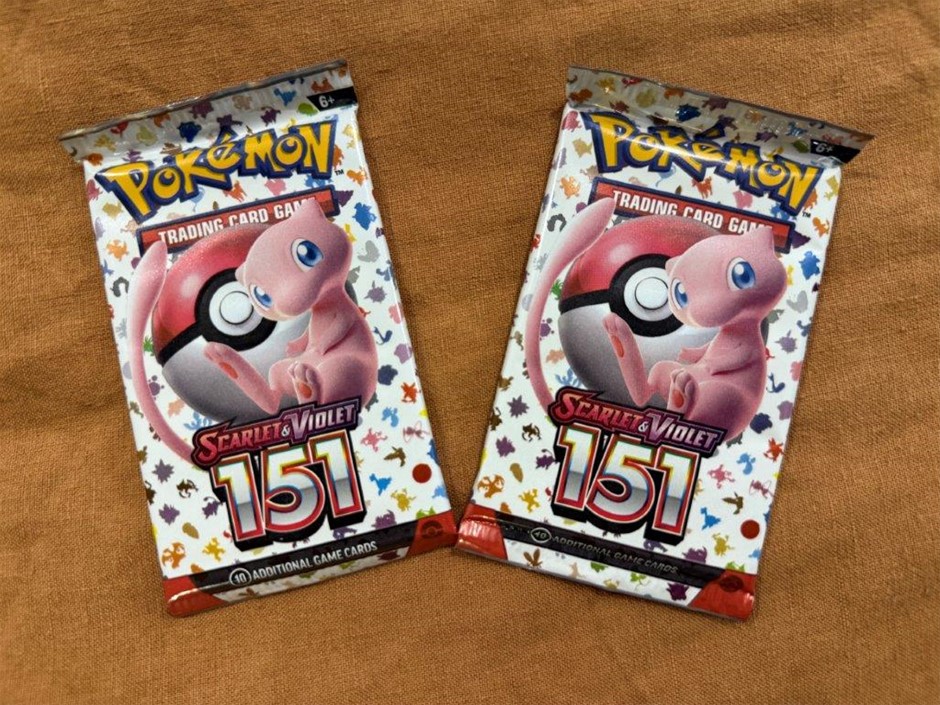 2x Pokémon TCG Scarlet & Violet 151 Sealed Booster Packs English