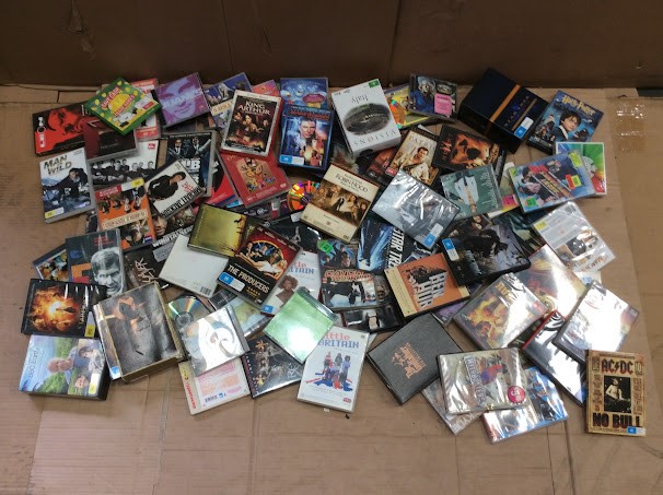 Mixed Assorted DVD / VCD / CD Movies