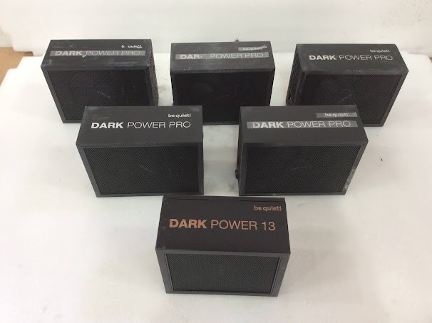 be quiet! Dark Power 13 & Pro 12 Power Supplies – Lot of 6