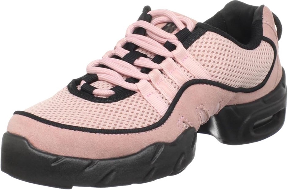 BLOCH Women's Boost DRT Suede & Mesh Split Sole Dance Shoe, Size US10, Pink