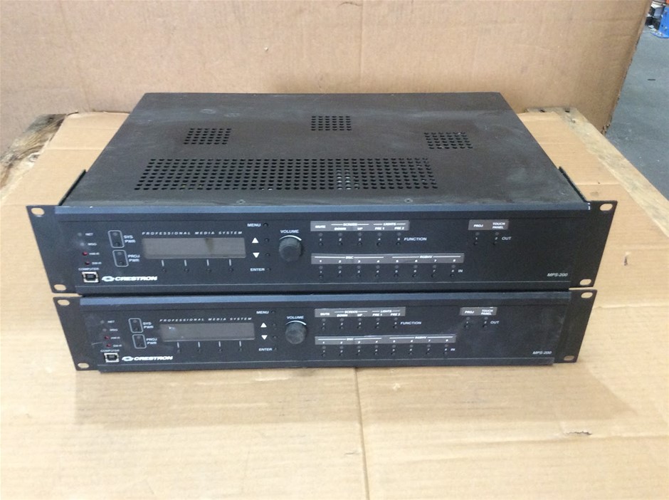 Crestron MPS-200 Professional Media System (Lot of 2)