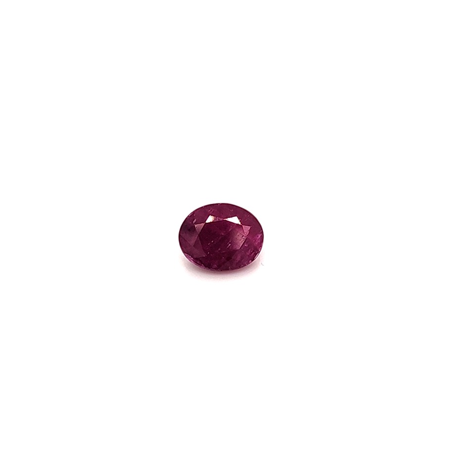 3.49 Cts Oval Ruby Gemstone