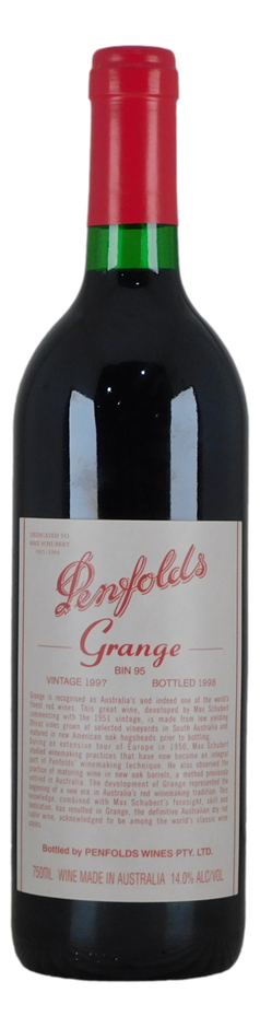 Penfolds Bin 95 Grange 1997 (1x 750mL), SA.