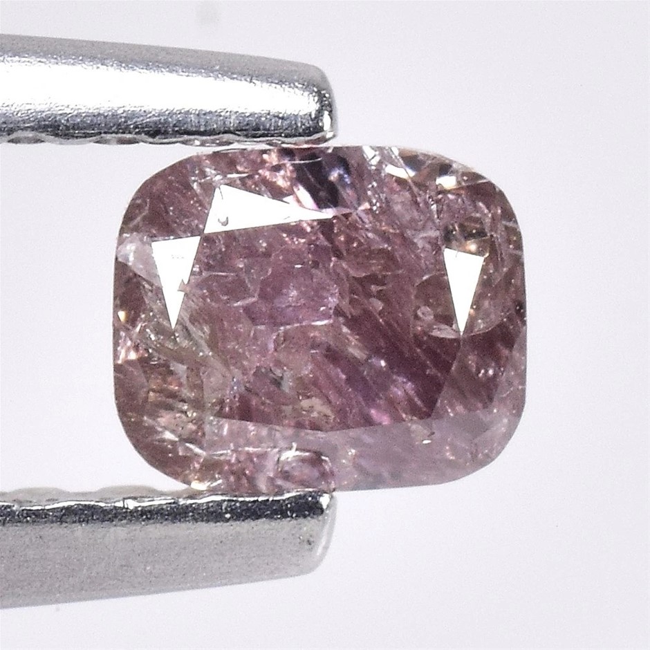 0.31ct Natural Pink Diamond with Valuation