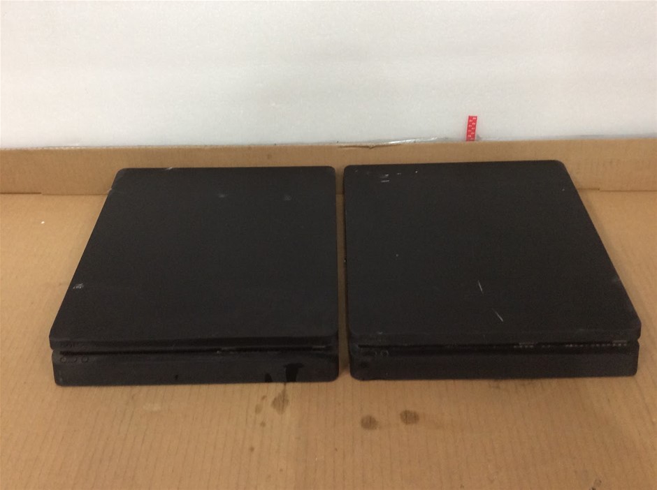 Sony PlayStation CECH-2102B and CUH-2002A Game Console (Lot of 2)