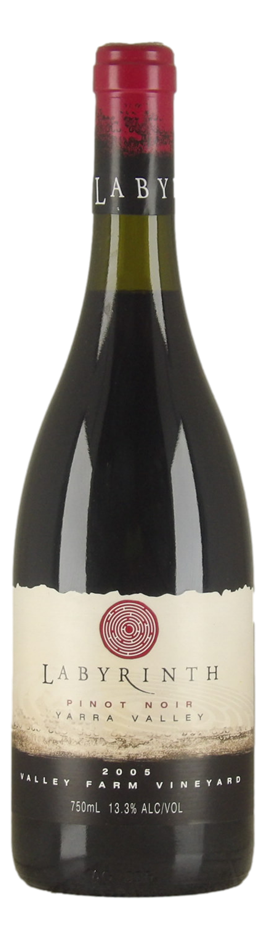 Labyrinth Valley Farm Pinot Noir 2005 (1x 750mL). Yarra Valley.