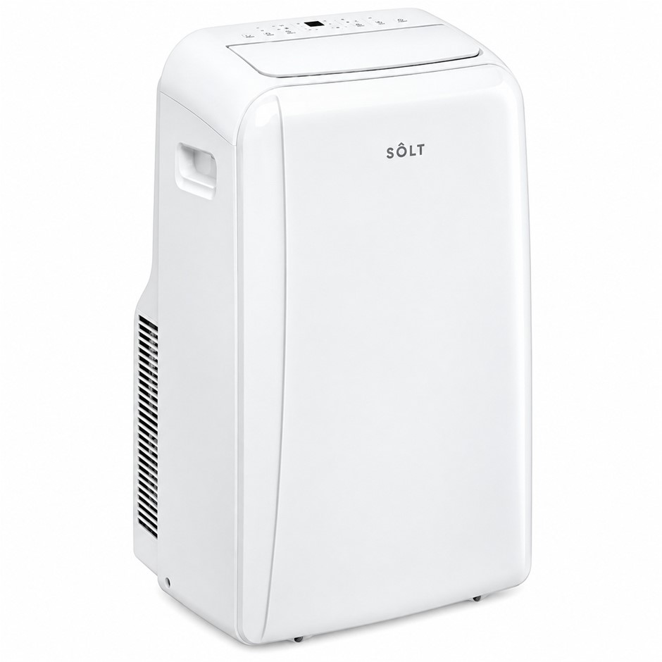 Solt 3.5kW Portable Air Conditioner with Remote, White NB: minor use, no re